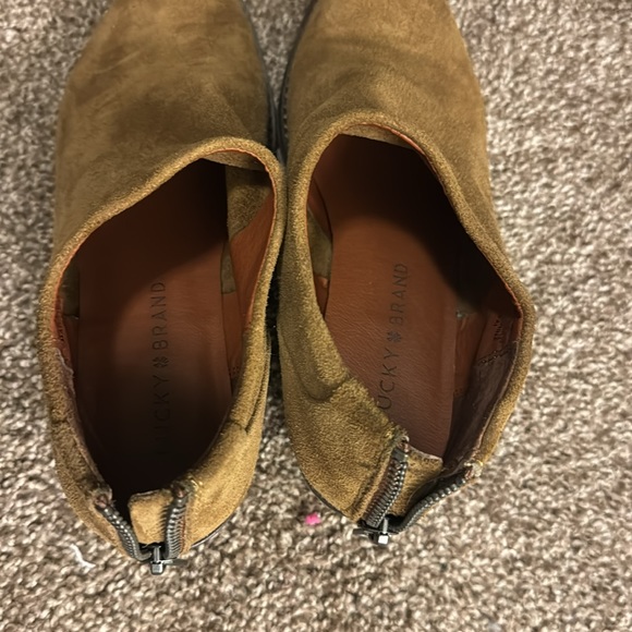 Brown Lucky Brand Short Booties - Picture 3 of 4